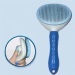 Self-Cleaning Pet Grooming Brush for Dogs & Cats – Professional Deshedding and Fur Removal Tool - Image 2